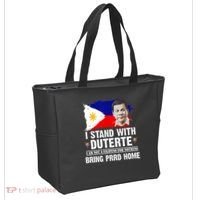 I Stand With Duterte I'M Not Filipino Philippine PRRD Tote Bag thumb 2