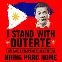 I Stand With Duterte I'M Not Filipino Philippine PRRD Santa Hat thumb 1