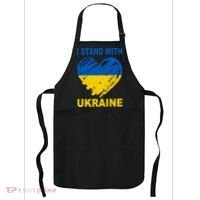 I Stand With Ukraine Heart Apron thumb 0