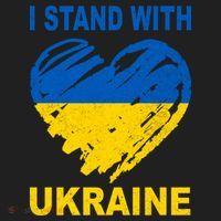 I Stand With Ukraine Heart Beanie thumb 2