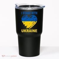 I Stand With Ukraine Heart Tumbler thumb 0