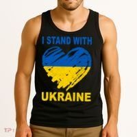 I Stand With Ukraine Heart Tank Top thumb 3