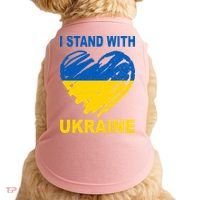 I Stand With Ukraine Heart Doggie Tank thumb 0