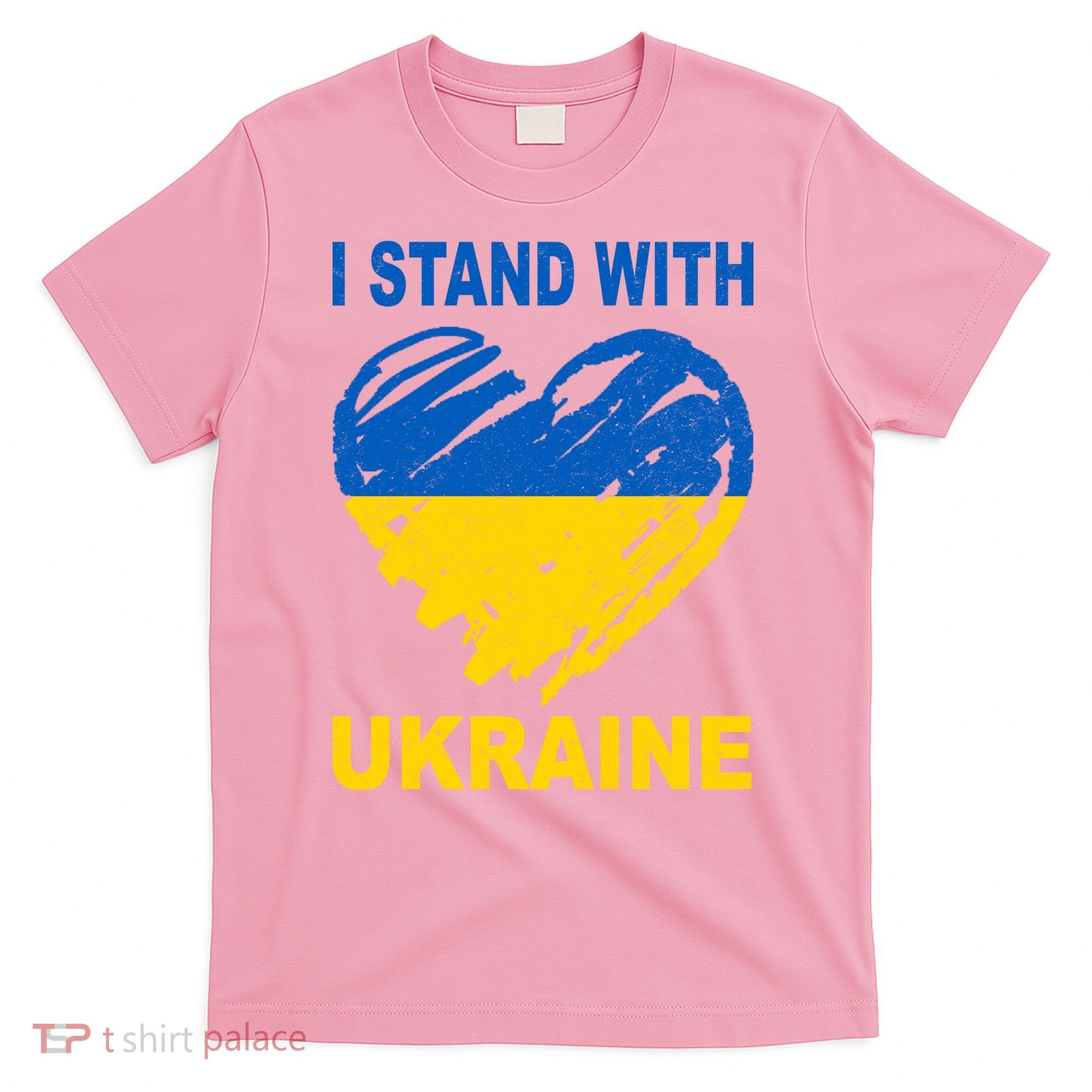 I Stand With Ukraine Heart T-Shirt