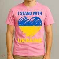 I Stand With Ukraine Heart T-Shirt thumb 3