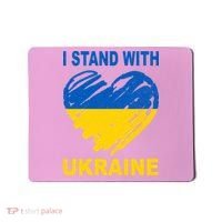 I Stand With Ukraine Heart Mousepad thumb 0