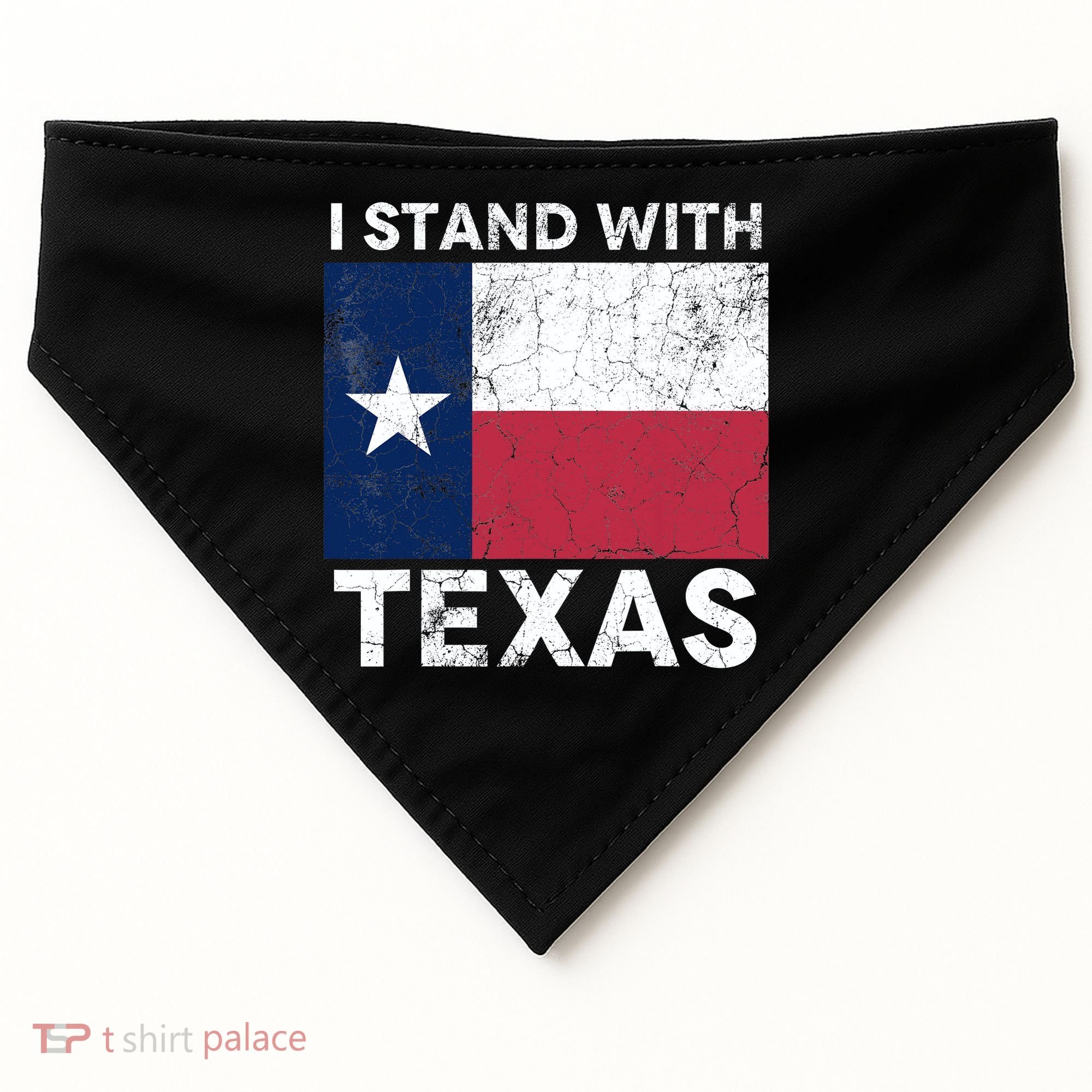 I Stand With Texas USA-Made Doggie Bandana