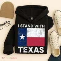 I Stand With Texas Hoodie thumb 4