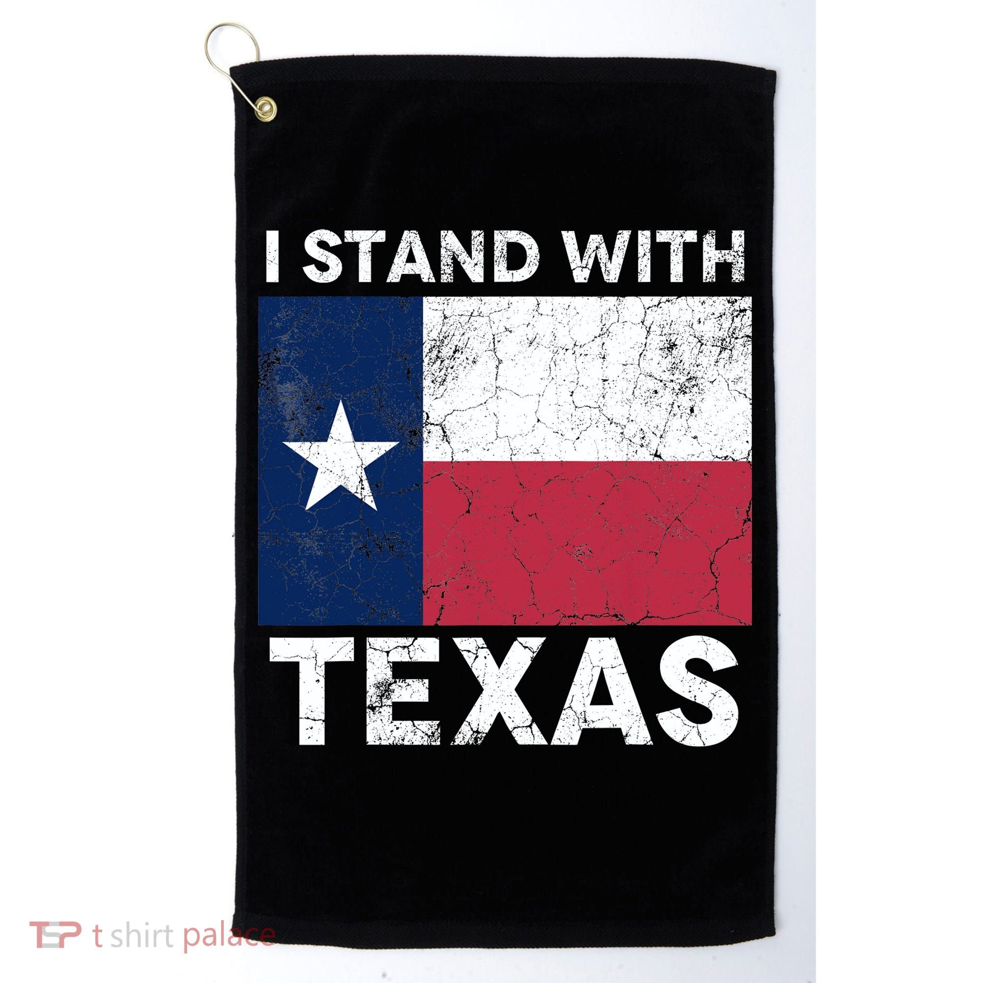 I Stand With Texas Golf Towel
