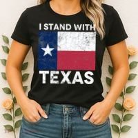 I Stand With Texas Women's T-Shirt thumb 2