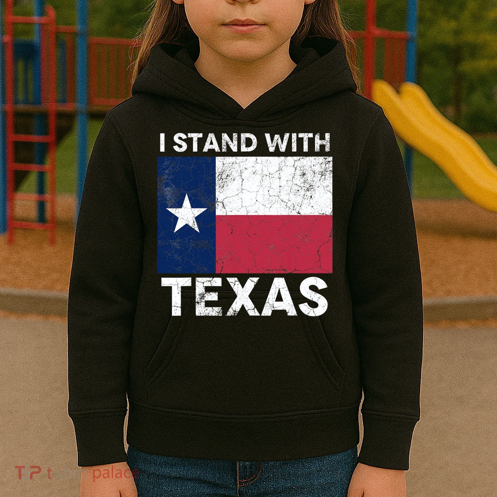 I Stand With Texas Kids Hoodie