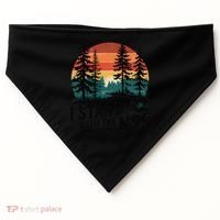 I Stand With The NPS National Park Support Park Rangers USA-Made Doggie Bandana thumb 0