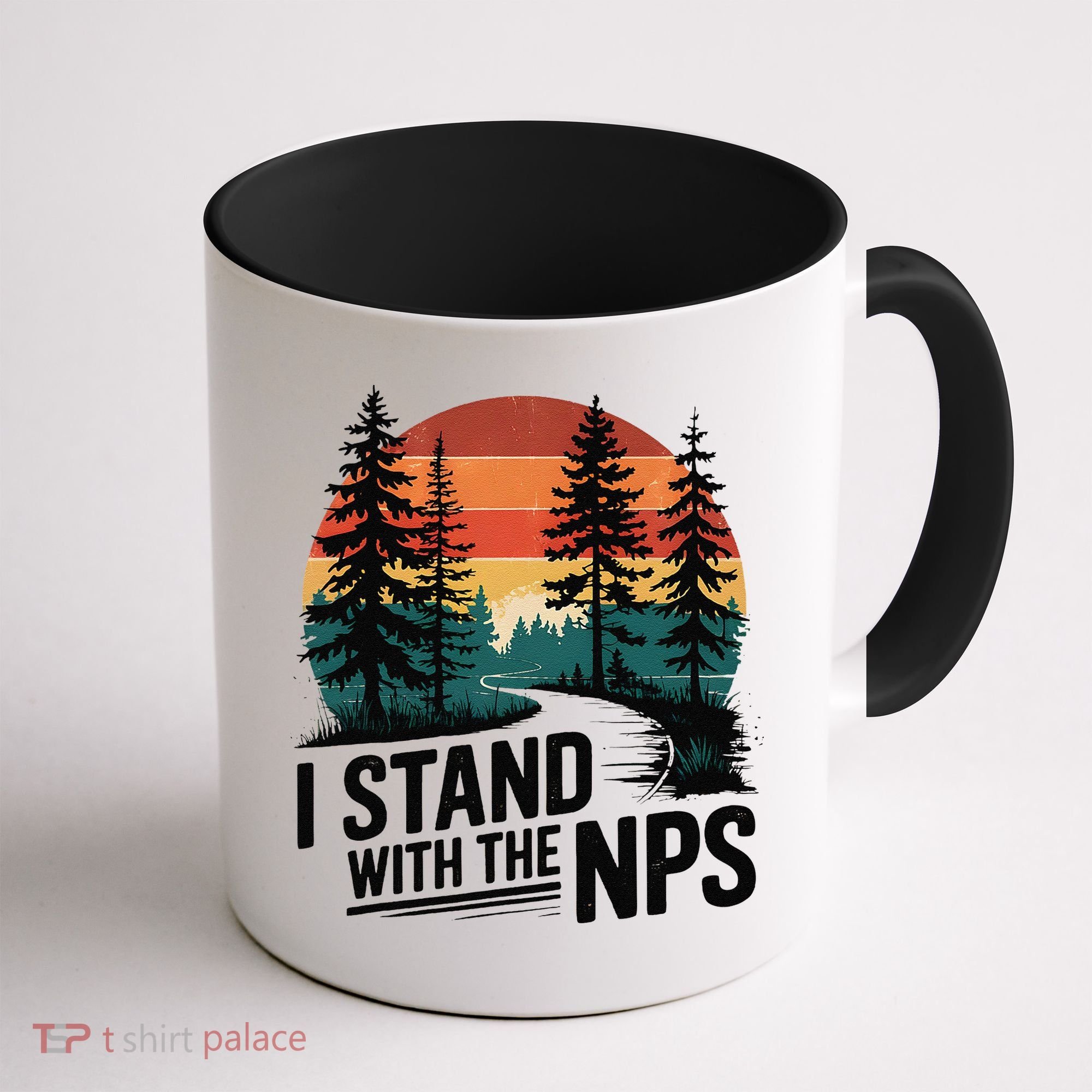 I Stand With The NPS National Park Support Park Rangers Coffee Mug