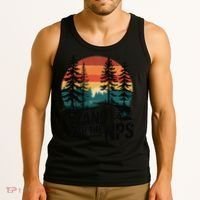 I Stand With The NPS National Park Support Park Rangers Tank Top thumb 3
