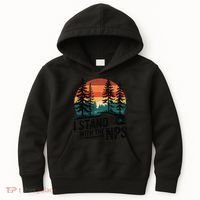 I Stand With The NPS National Park Support Park Rangers Kids Hoodie thumb 0