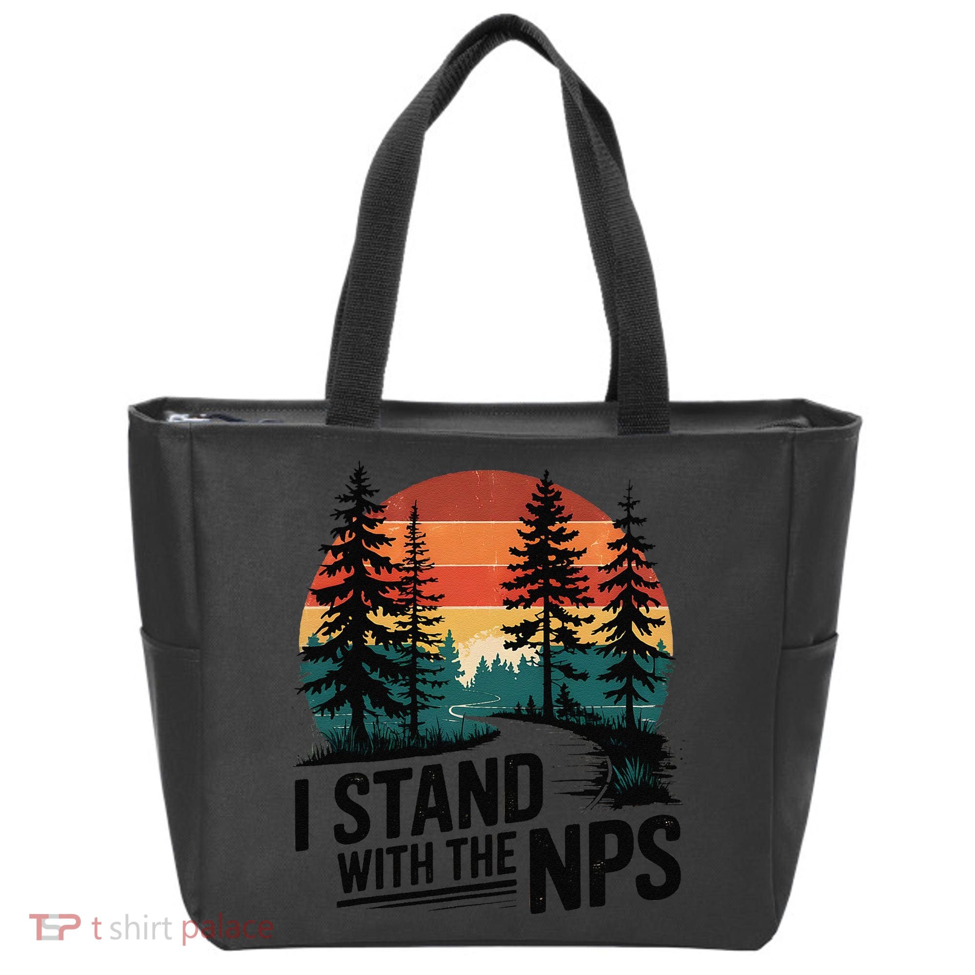 I Stand With The NPS National Park Support Park Rangers Tote Bag