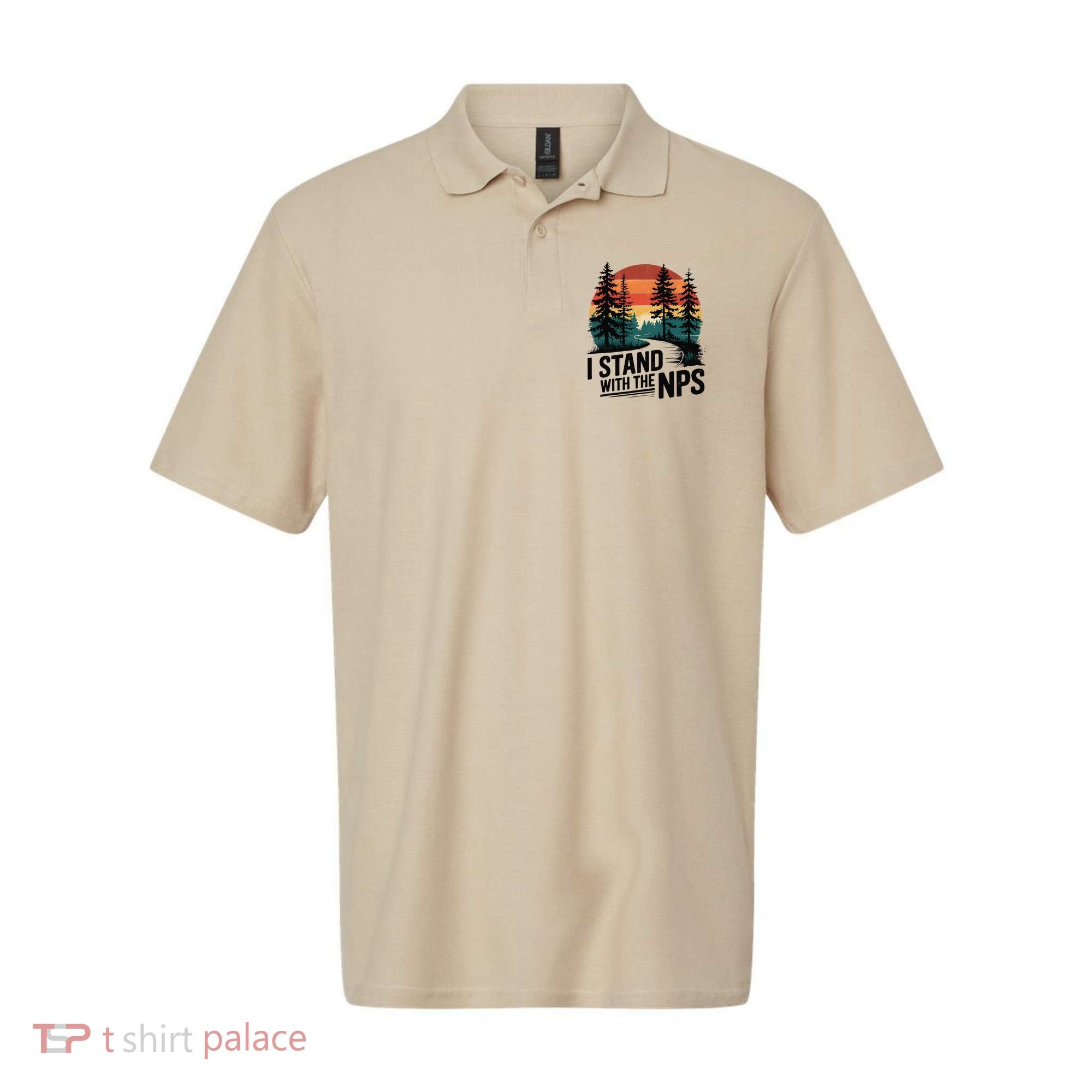 I Stand With The NPS National Park Support Park Rangers Polo
