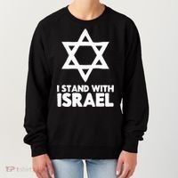 I Stand With Israel Jewish Support Israel Women's Sweatshirt thumb 0