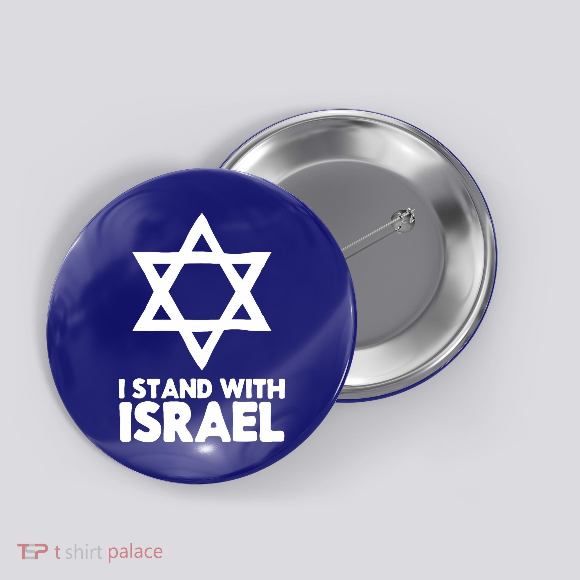 I Stand With Israel Jewish Support Israel Button