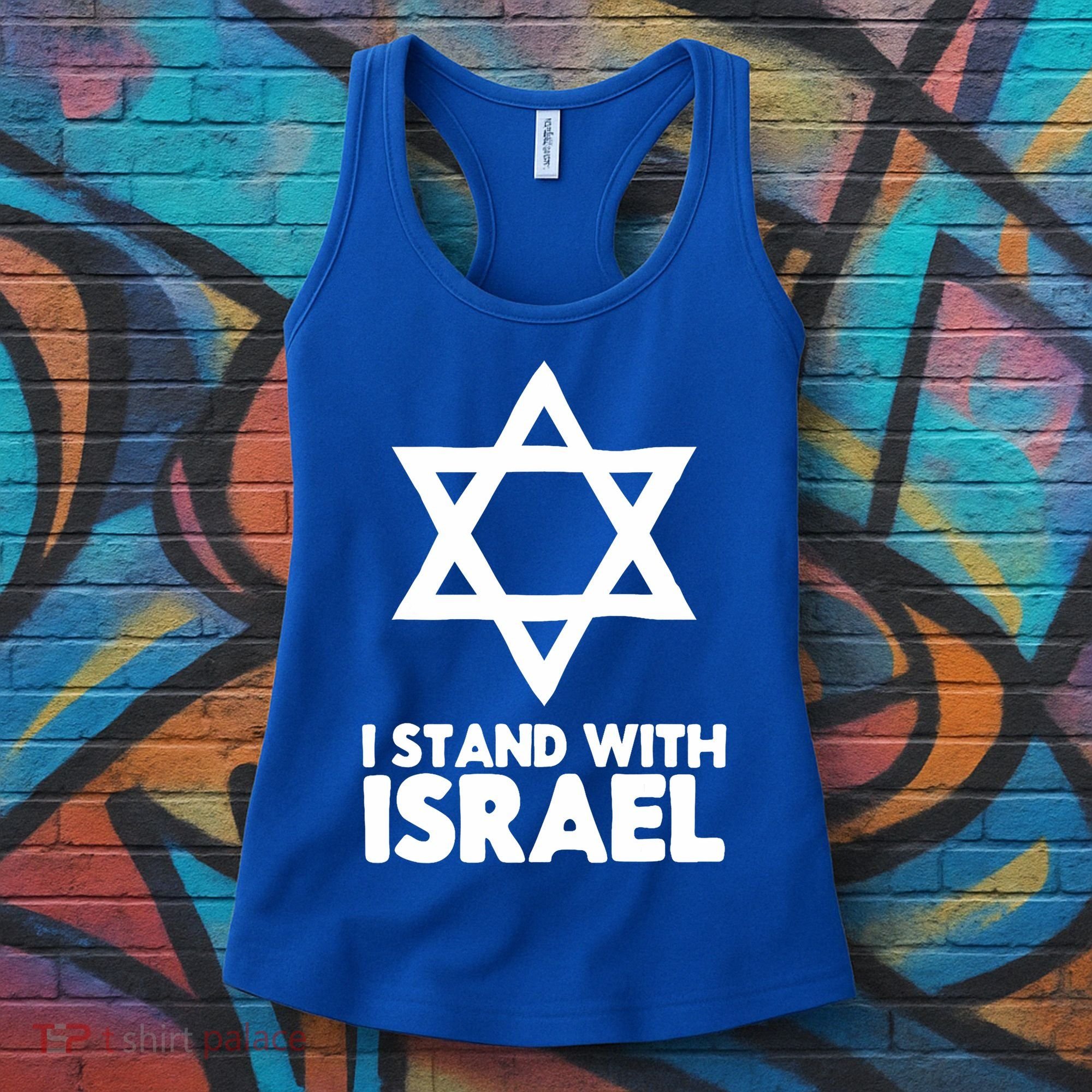 I Stand With Israel Jewish Support Israel Women's Tank Top
