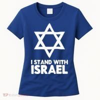 I Stand With Israel Jewish Support Israel Women's T-Shirt thumb 0