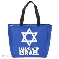 I Stand With Israel Jewish Support Israel Tote Bag thumb 0