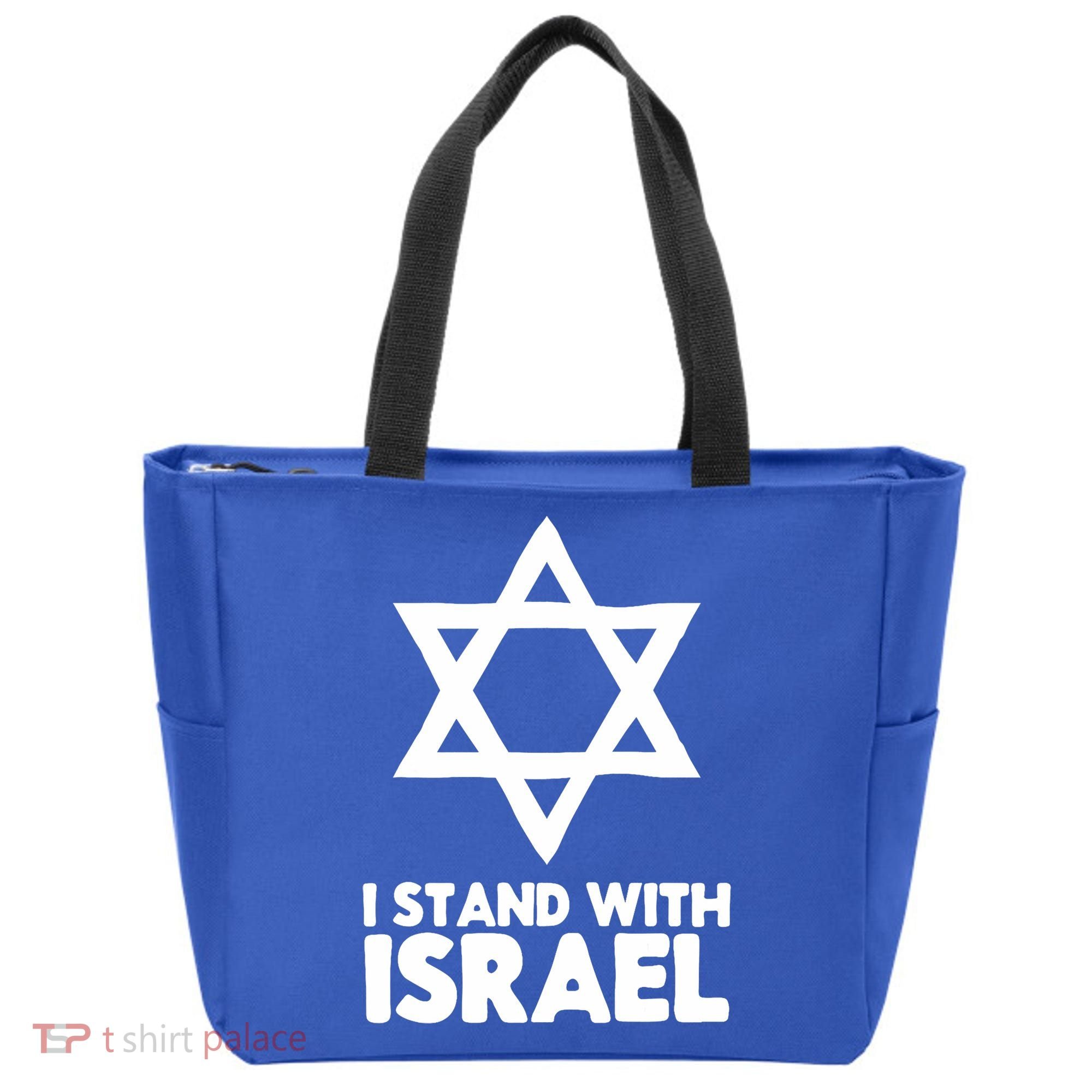 I Stand With Israel Jewish Support Israel Tote Bag
