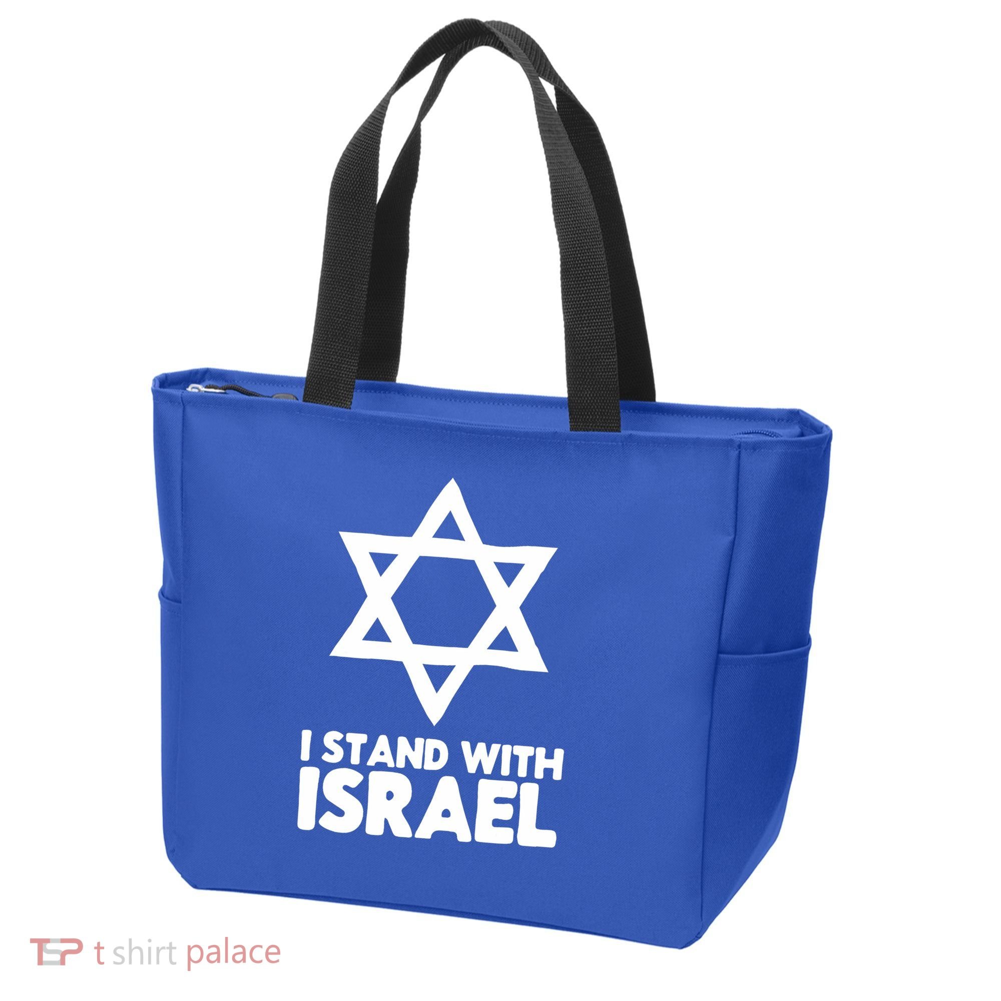 I Stand With Israel Jewish Support Israel Tote Bag