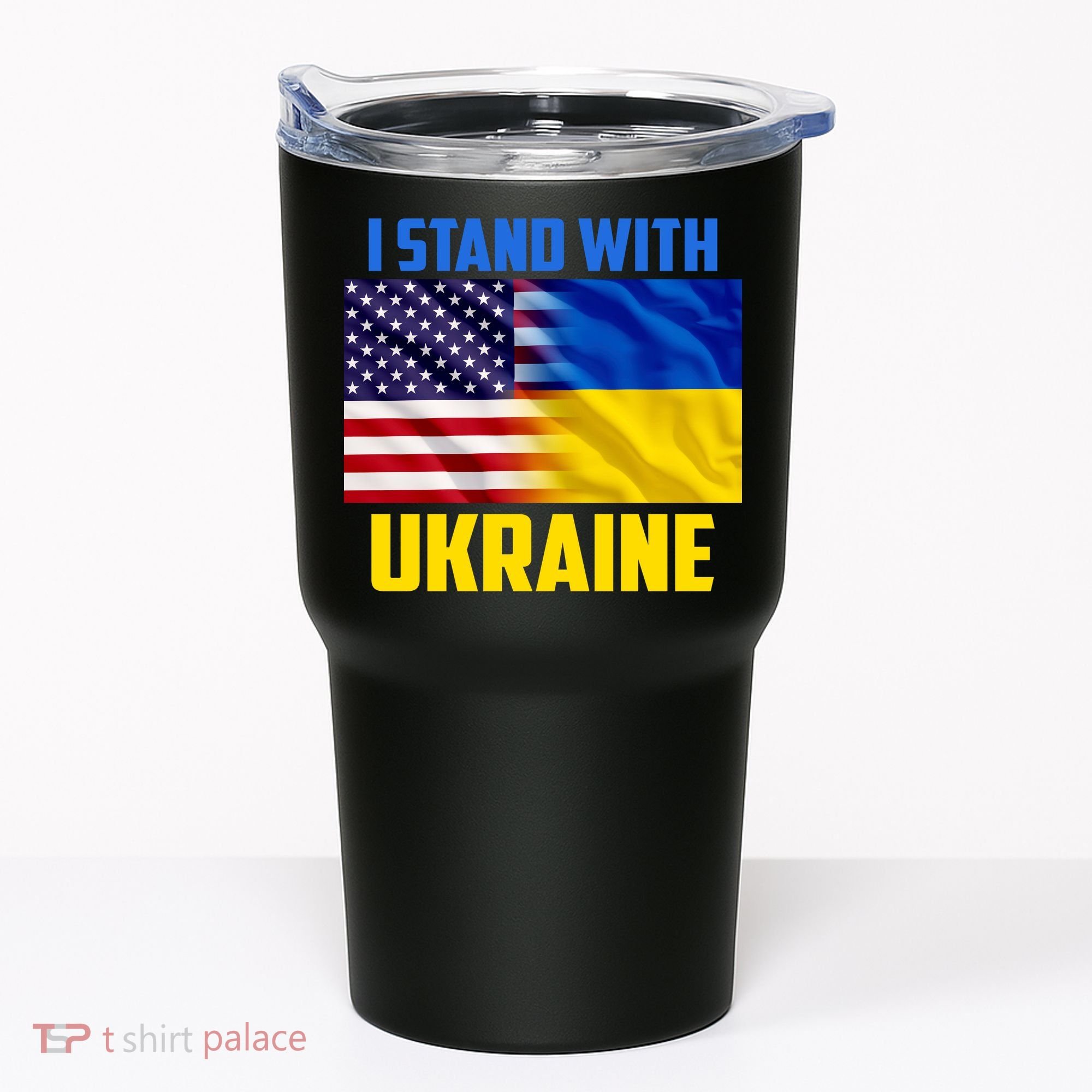I Stand With Ukraine USA Ukrainian Pride Support Tumbler