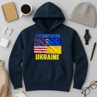 I Stand With Ukraine USA Ukrainian Pride Support Hoodie thumb 3