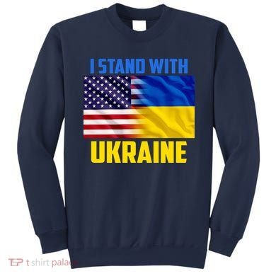 I Stand With Ukraine USA Ukrainian Pride Support Sweatshirt