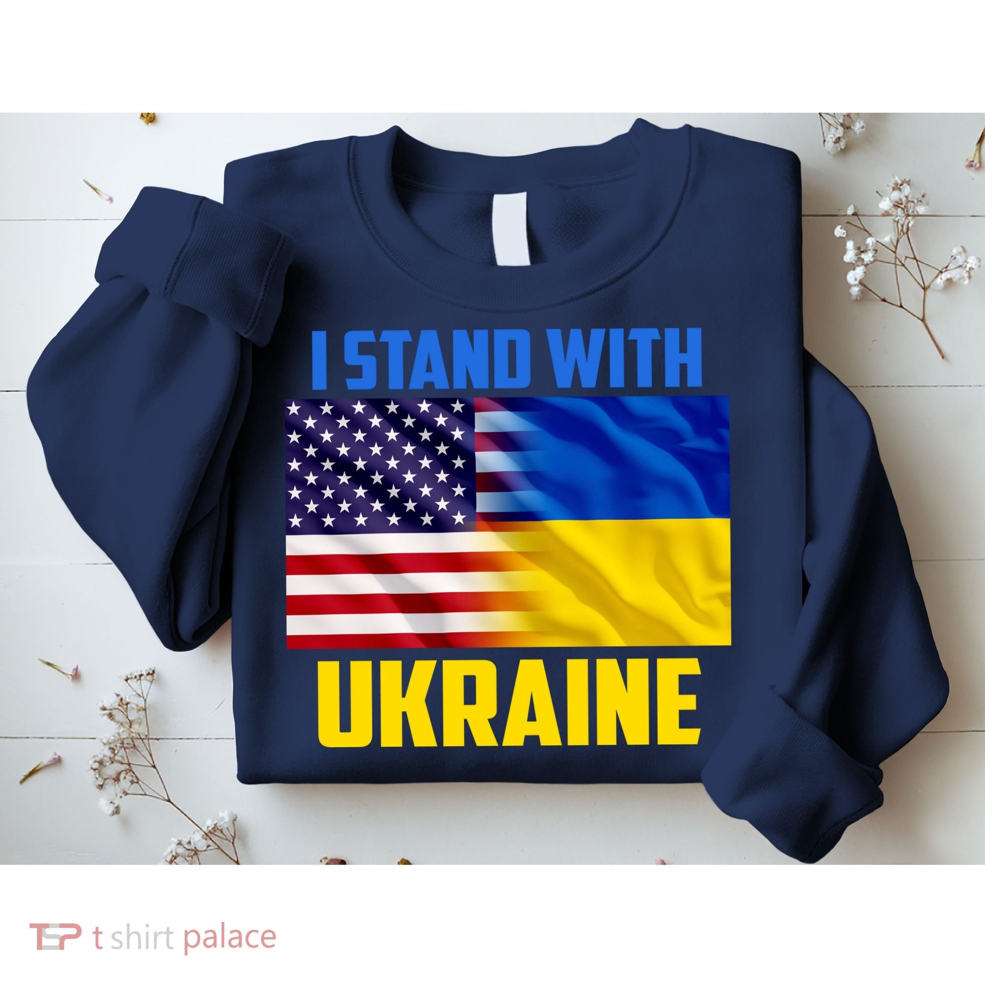 I Stand With Ukraine USA Ukrainian Pride Support Sweatshirt