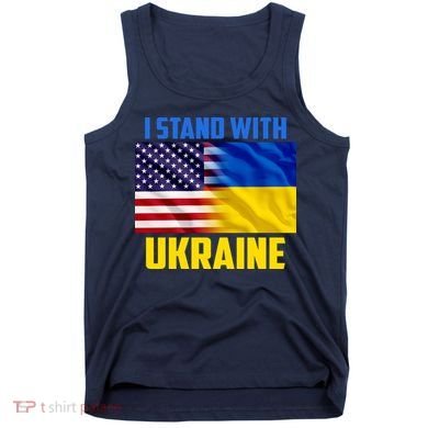 I Stand With Ukraine USA Ukrainian Pride Support Tank Top