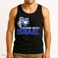 I Stand With Israel Pray For Israel Tank Top thumb 3