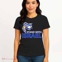 I Stand With Israel Pray For Israel Women's T-Shirt thumb 4