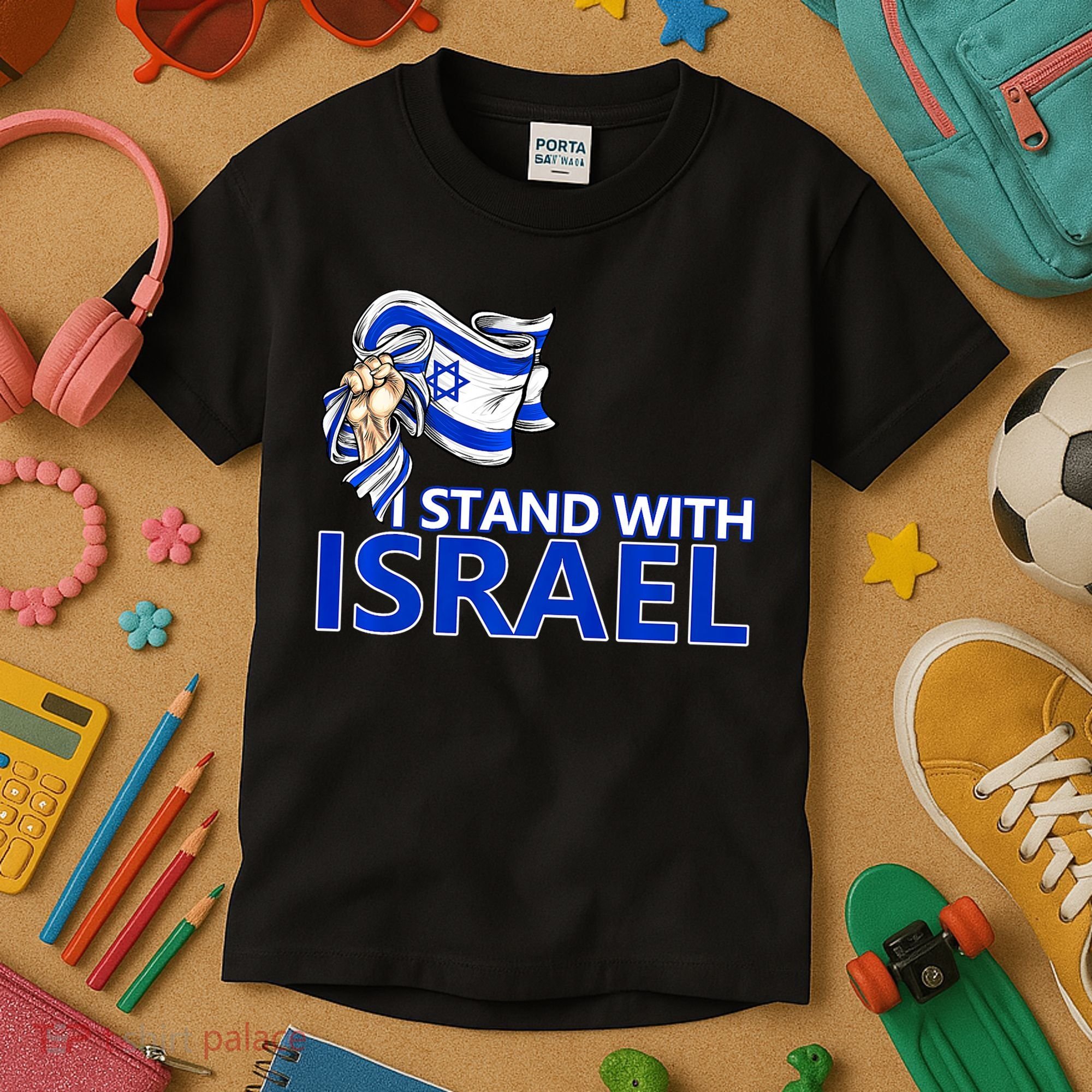 I Stand With Israel Pray For Israel Kids T-Shirt