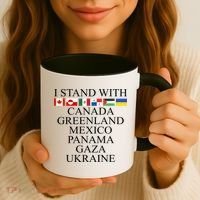 I Stand With Canada Greenland Mexico Panama Gaza Ukraine Coffee Mug thumb 3