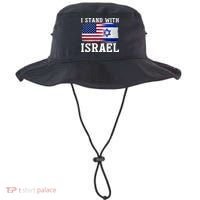 I Stand With Israel Strong Bucket Hat thumb 0