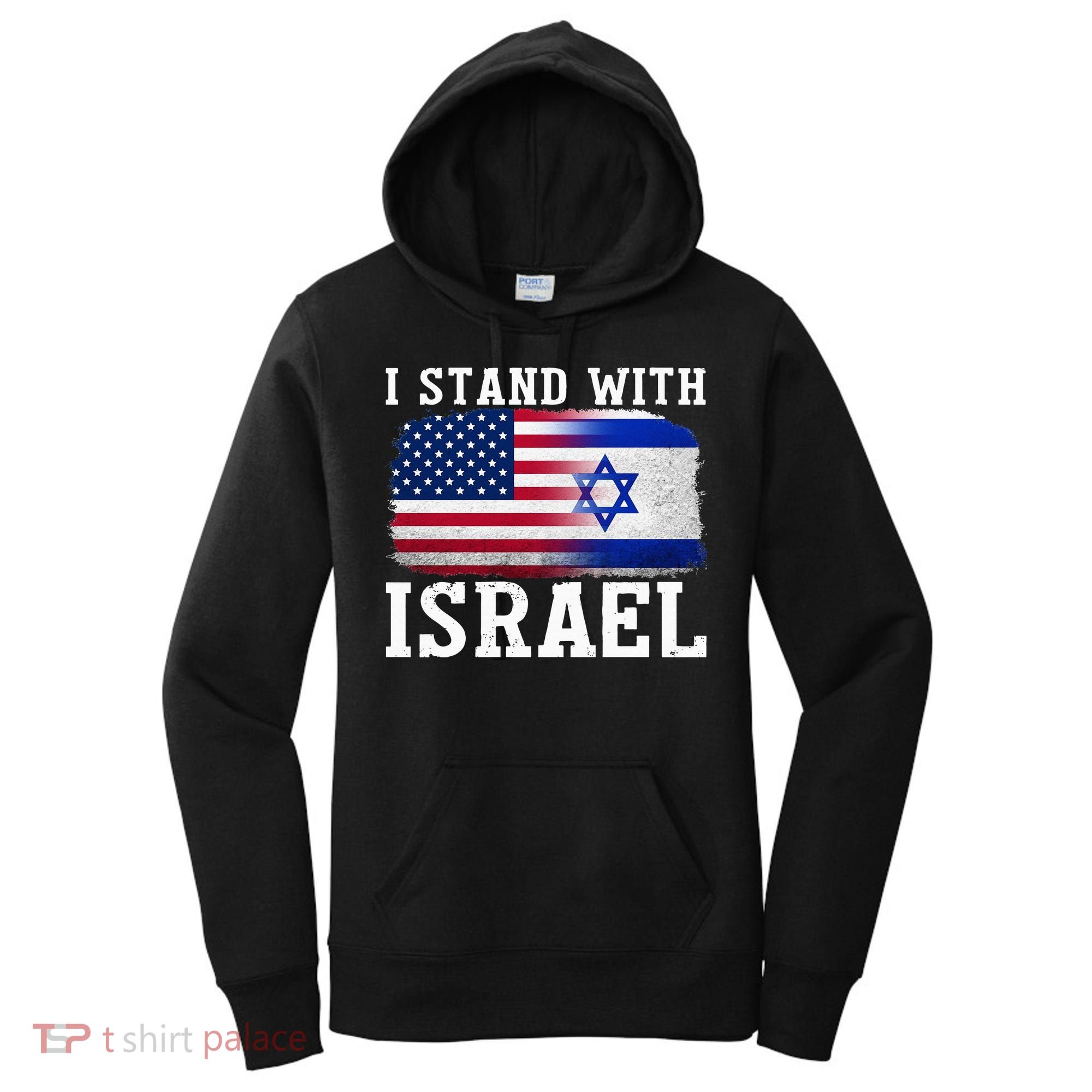 I Stand With Israel Strong Women's Hoodie