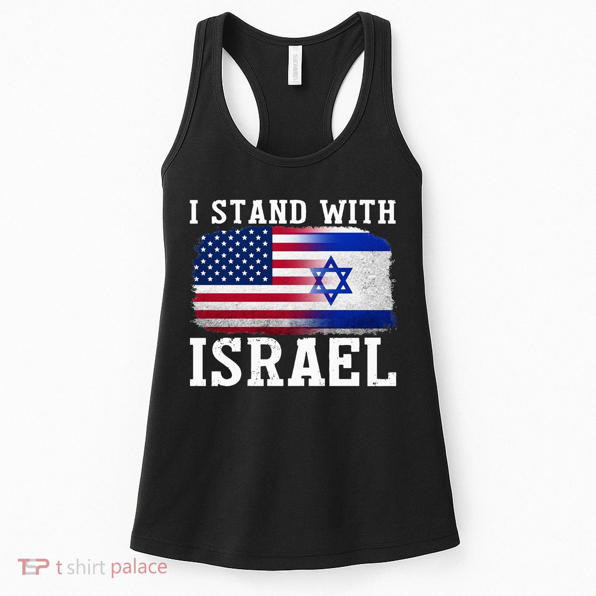 I Stand With Israel Strong Women's Tank Top