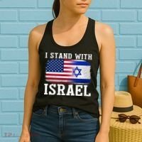 I Stand With Israel Strong Women's Tank Top thumb 2