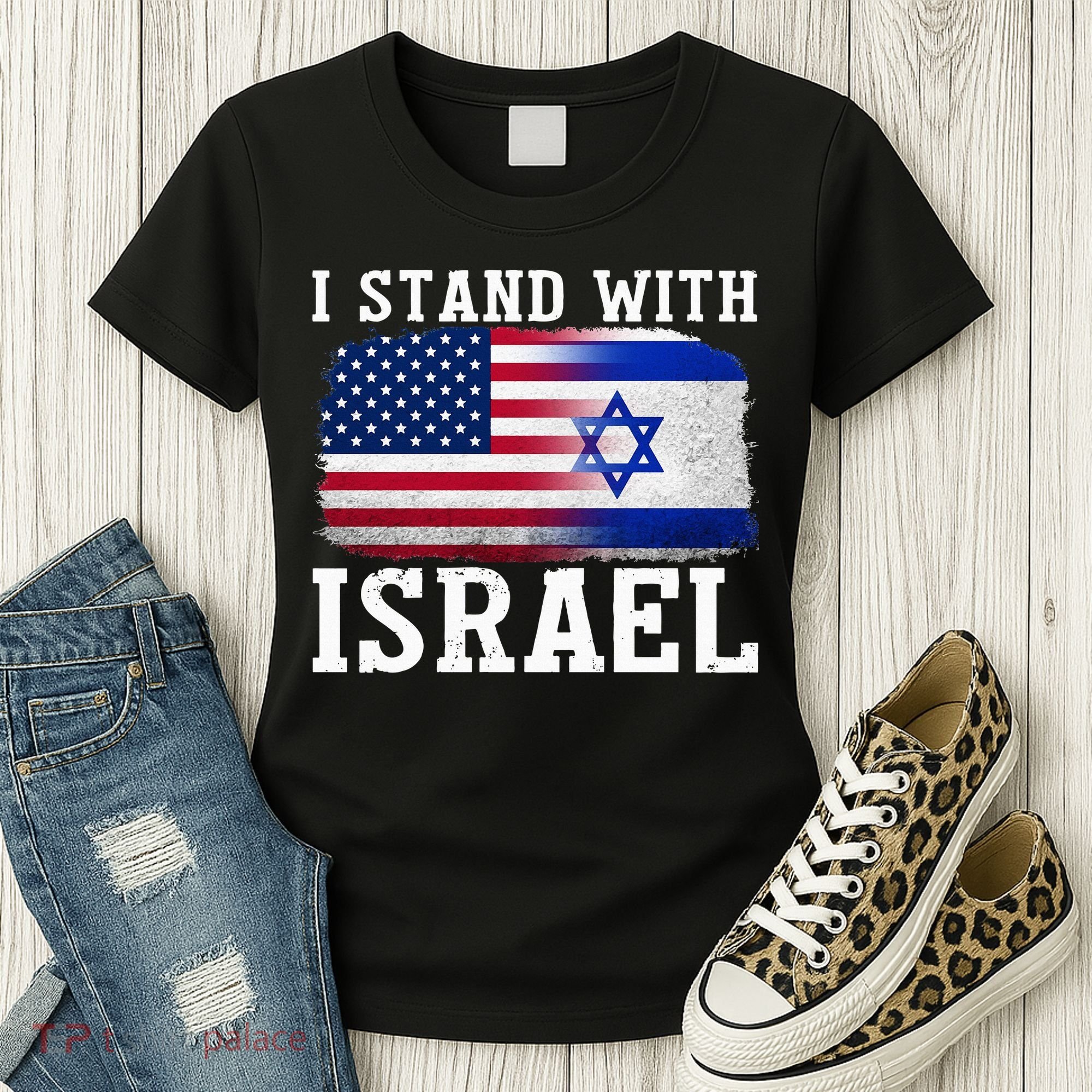 I Stand With Israel Strong Women's T-Shirt