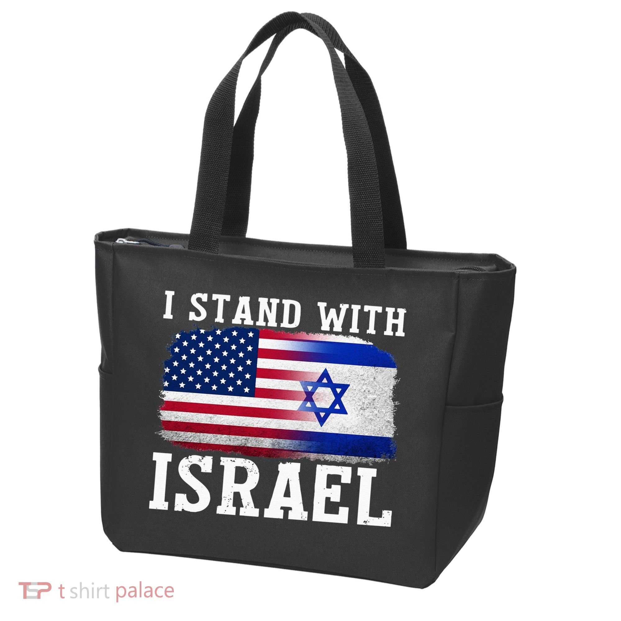 I Stand With Israel Strong Tote Bag