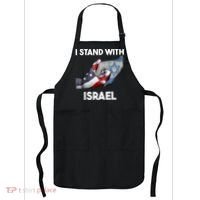 I Stand With Israel I Stand With Israel America Flag Apron thumb 0