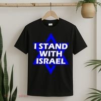 I Stand With Israel Star Of David T-Shirt thumb 2