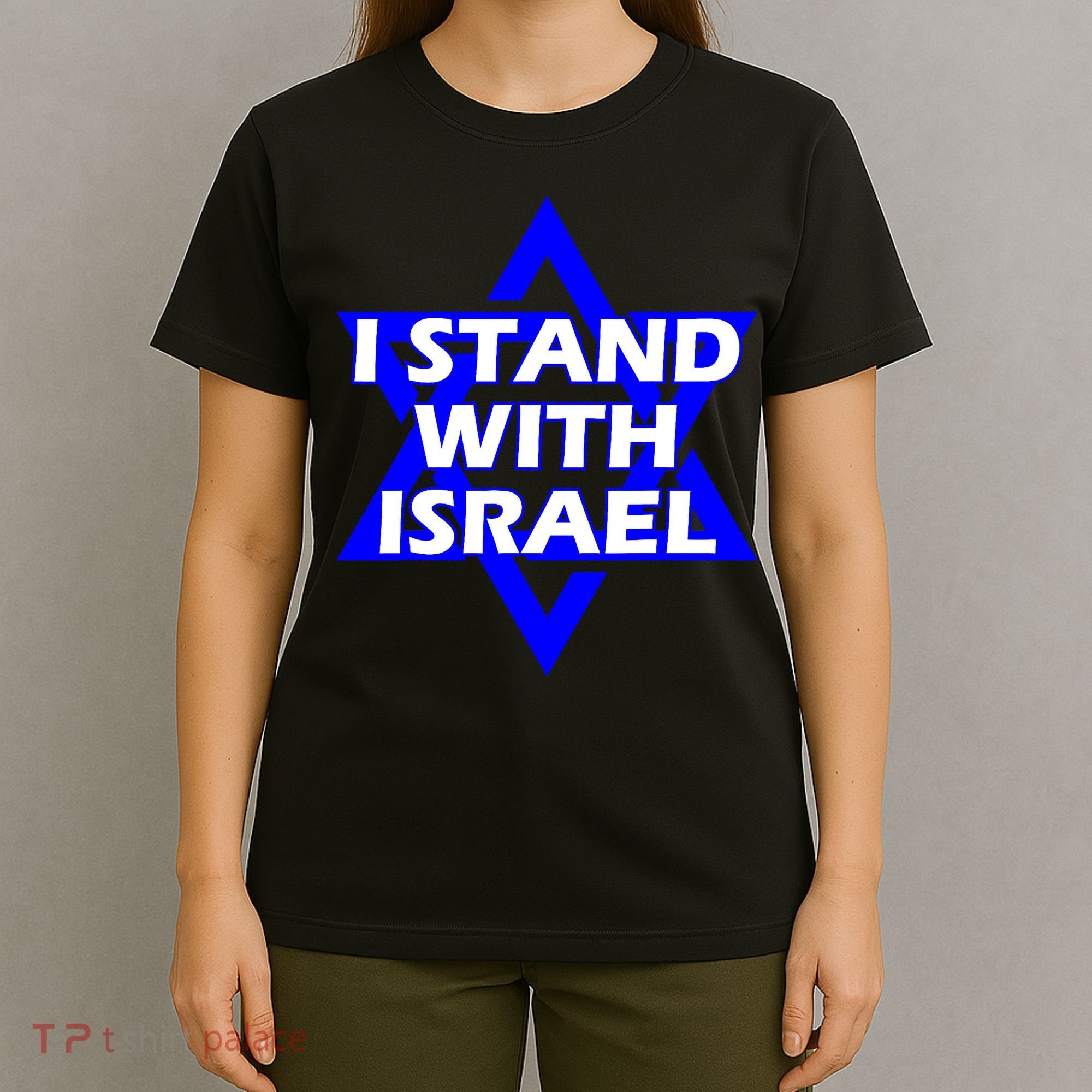 I Stand With Israel Star Of David T-Shirt