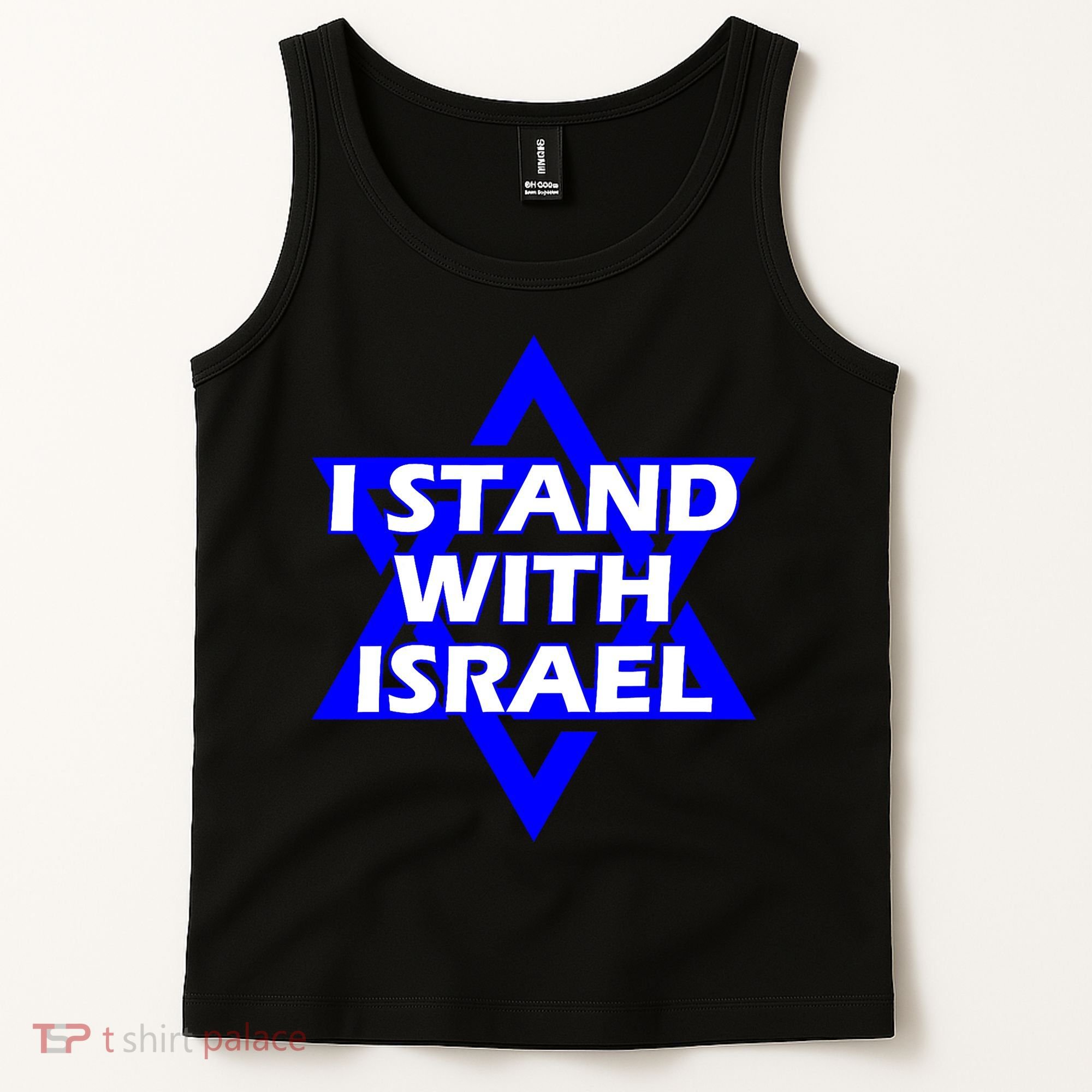 I Stand With Israel Star Of David Tank Top