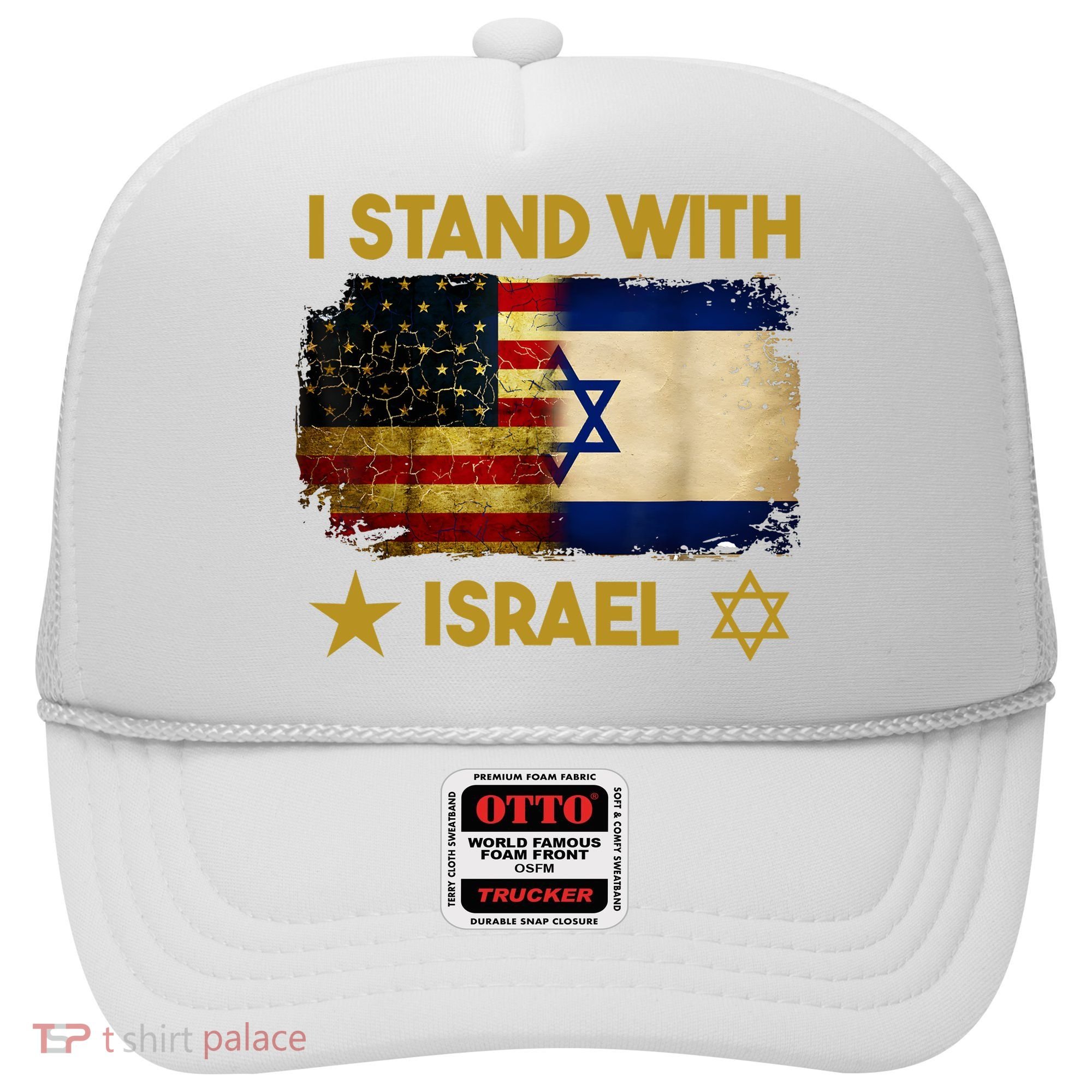 I Stand With Israel I Stand With Israel America Flag Hat