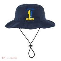 I Stand With Ukraine Fist Trident Support Bucket Hat thumb 0