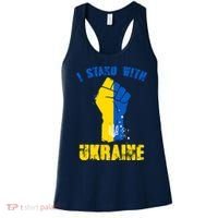 I Stand With Ukraine Fist Trident Support Women's Tank Top thumb 0